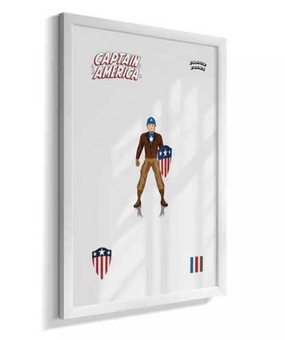 Quadro Capitão America - WW2