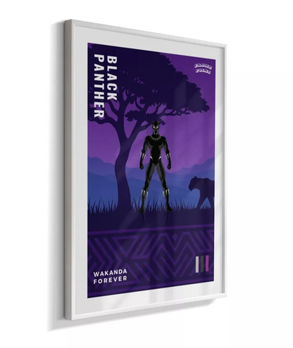 Quadro Pantera Negra - Wakanda