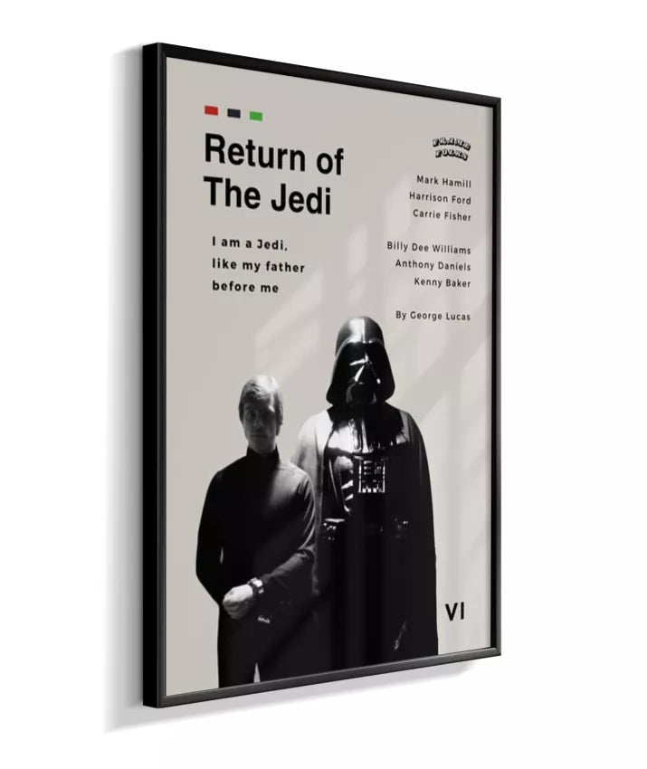 Quadro Star Wars - O Retorno de Jedi - Pôster