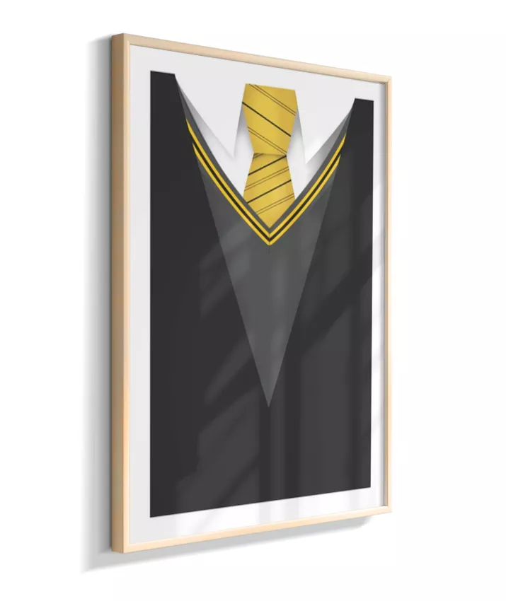 Quadro Harry Potter - Casa Lufa Lufa