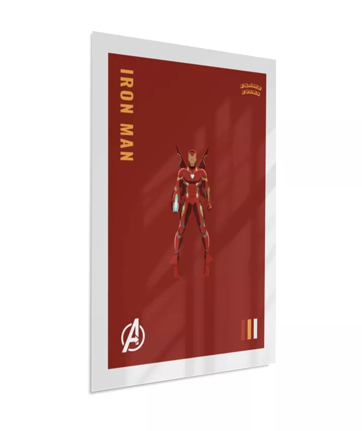 Quadro Homem de ferro - Infinity War Red