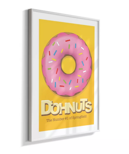 Quadro Dohnuts Simpsons