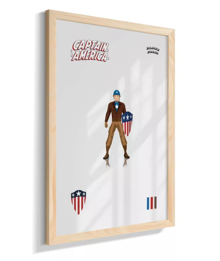 Quadro Capitão America - WW2