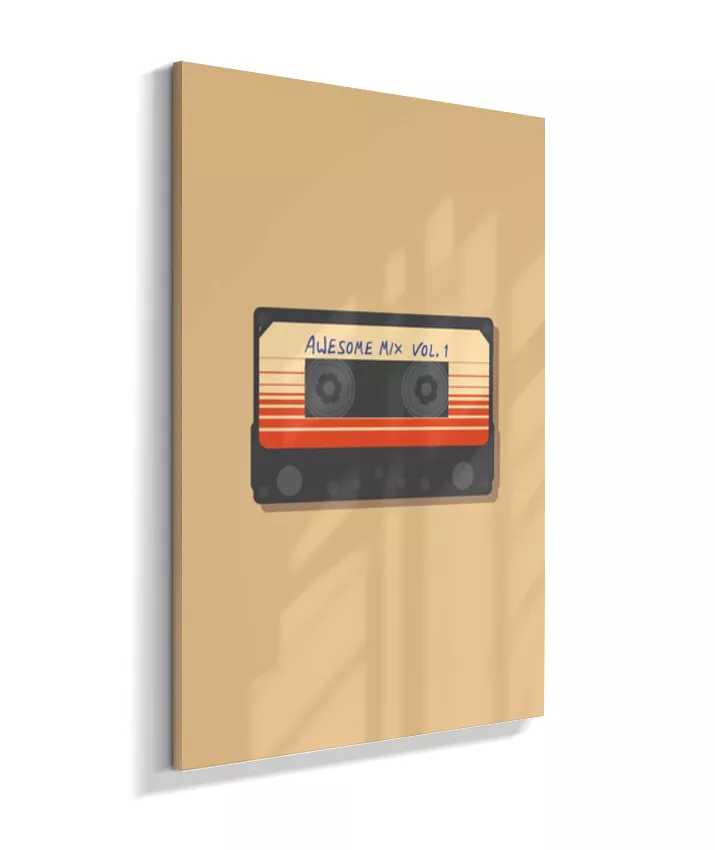 Quadro Mixtape Guardiões da Galáxia