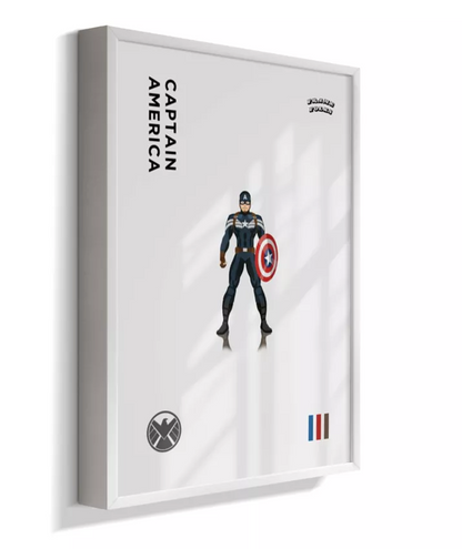Quadro Capitão America - Shield