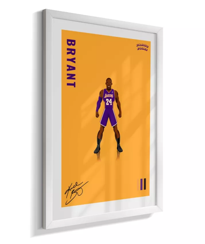 Quadro Kobe Bryant - Yellow