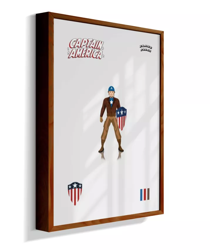Quadro Capitão America - WW2