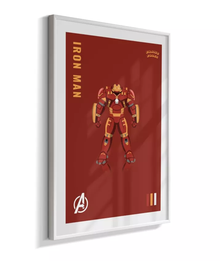 Quadro Homem de ferro - Hulkbuster Red