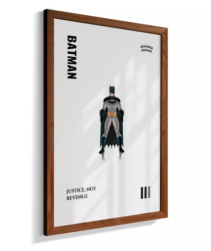 Quadro Batman - Justice, not revenge