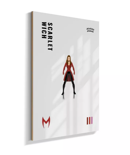 Quadro Feiticeira Escarlate - Vingadores