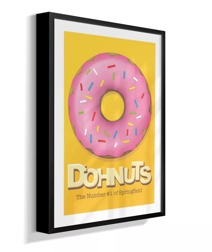 Quadro Dohnuts Simpsons