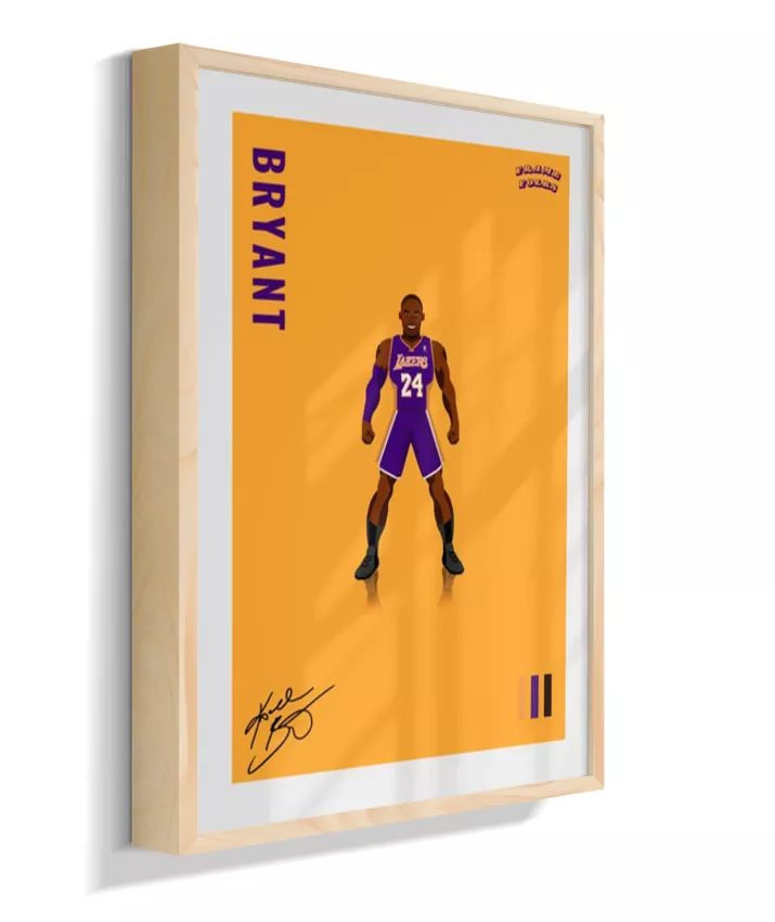 Quadro Kobe Bryant - Yellow