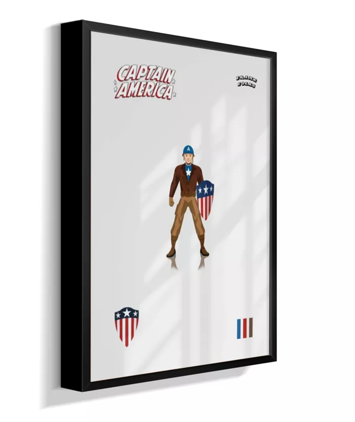 Quadro Capitão America - WW2