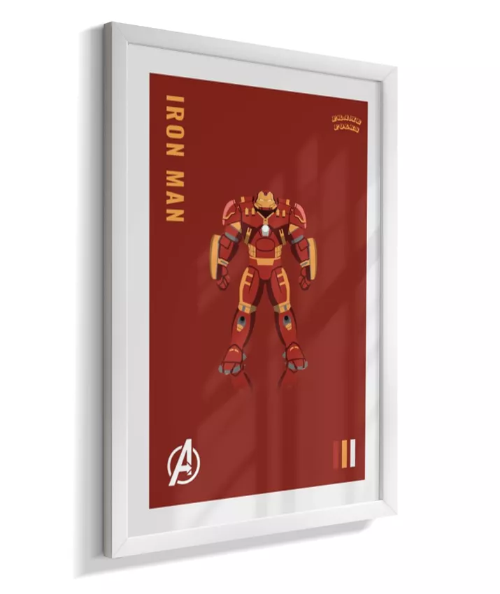 Quadro Homem de ferro - Hulkbuster Red