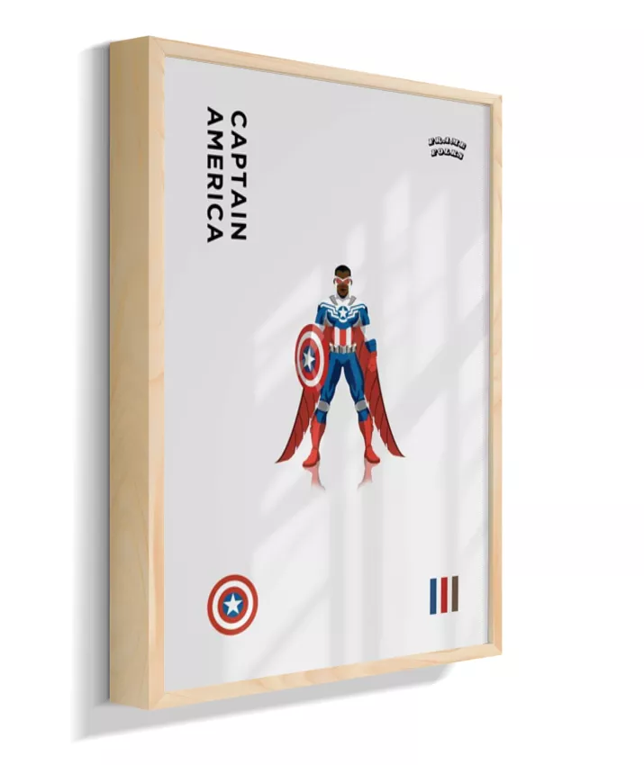 Quadro Capitão America - Sam Wilson