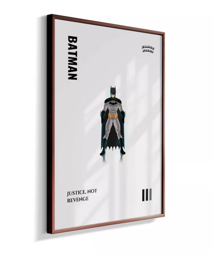 Quadro Batman - Justice, not revenge