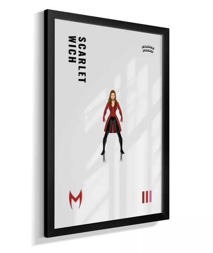 Quadro Feiticeira Escarlate - Vingadores