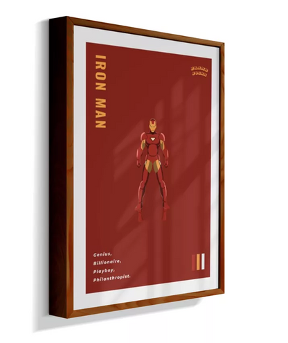 Quadro Homem de ferro - Extremis Red