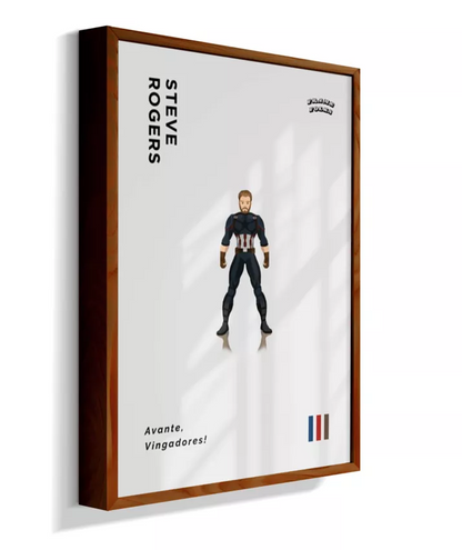 Quadro Steve Rogers - Infinity War