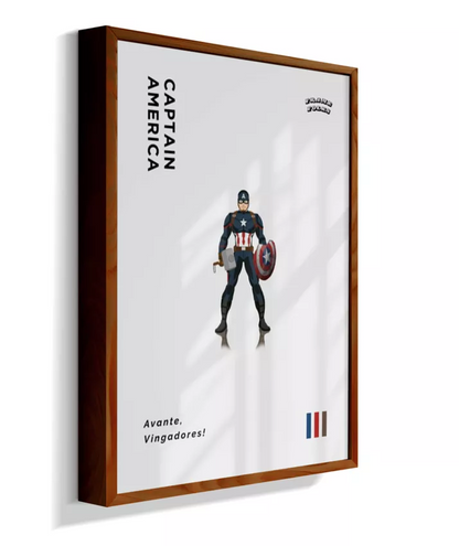 Quadro Capitão America - Endgame