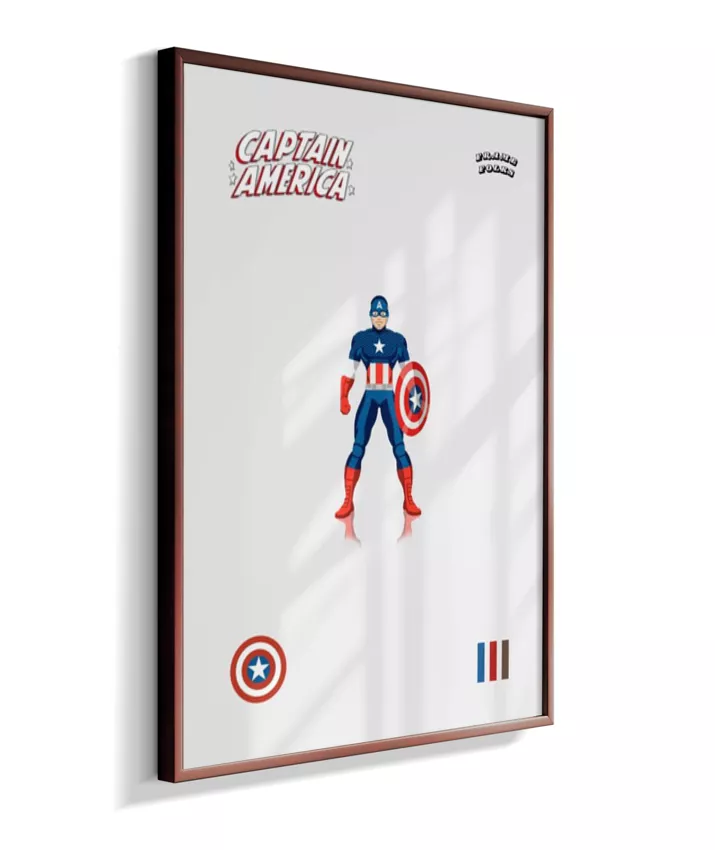 Quadro Capitão America