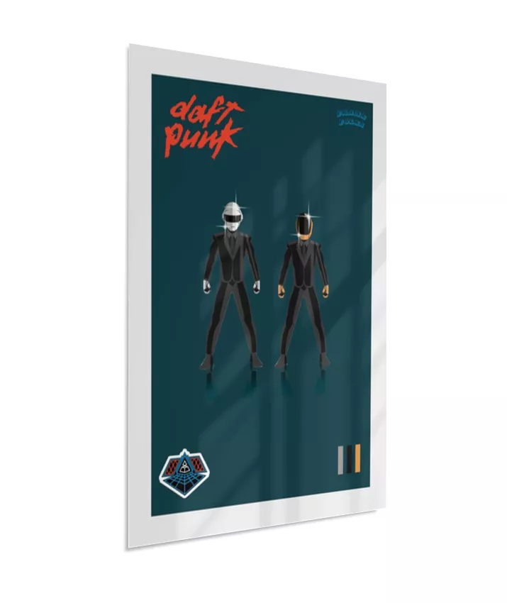 Quadro Daft Punk - Blue