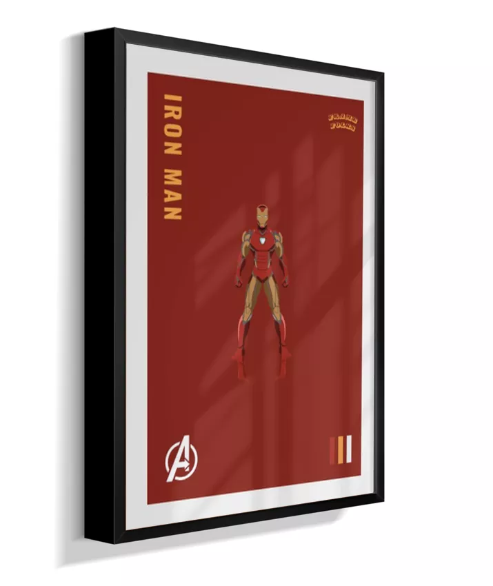 Quadro Homem de ferro - Endgame Red