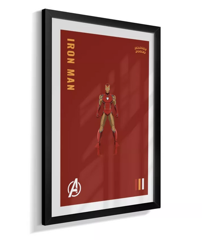 Quadro Homem de ferro - Endgame Red