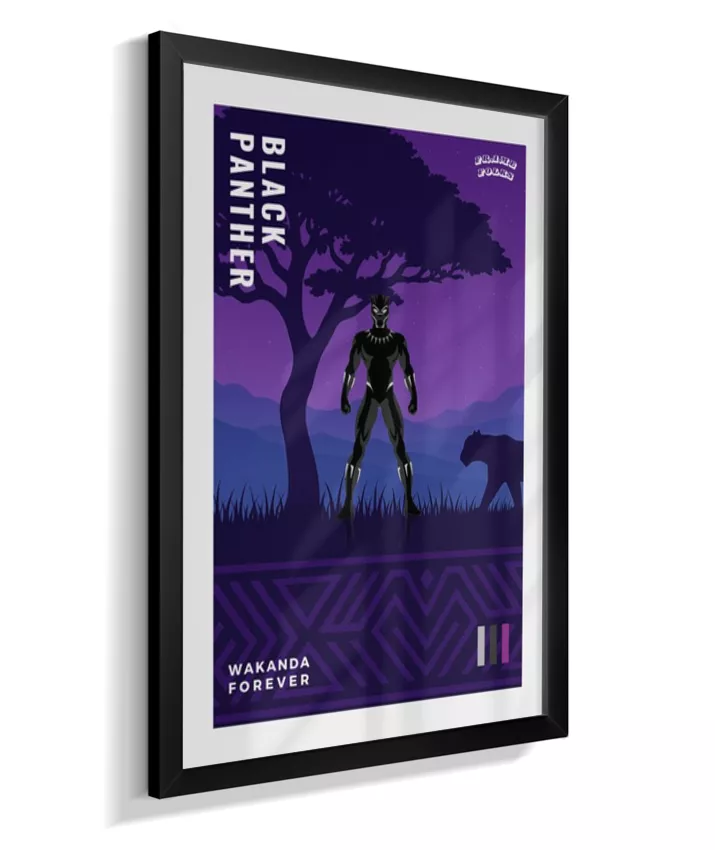 Quadro Pantera Negra - Wakanda