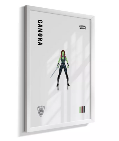 Quadro Gamora - Guardiões da Galáxia