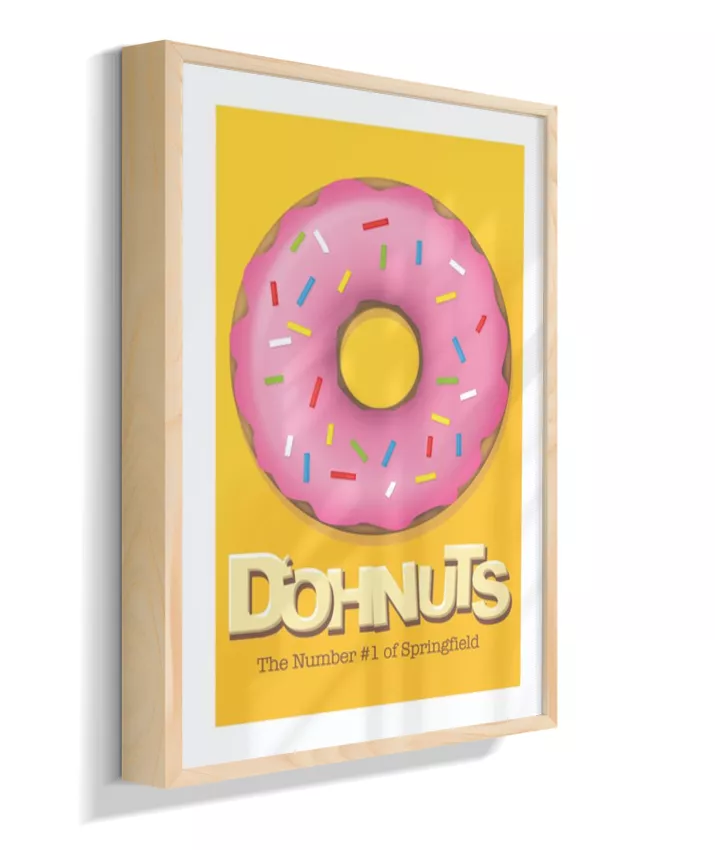 Quadro Dohnuts Simpsons