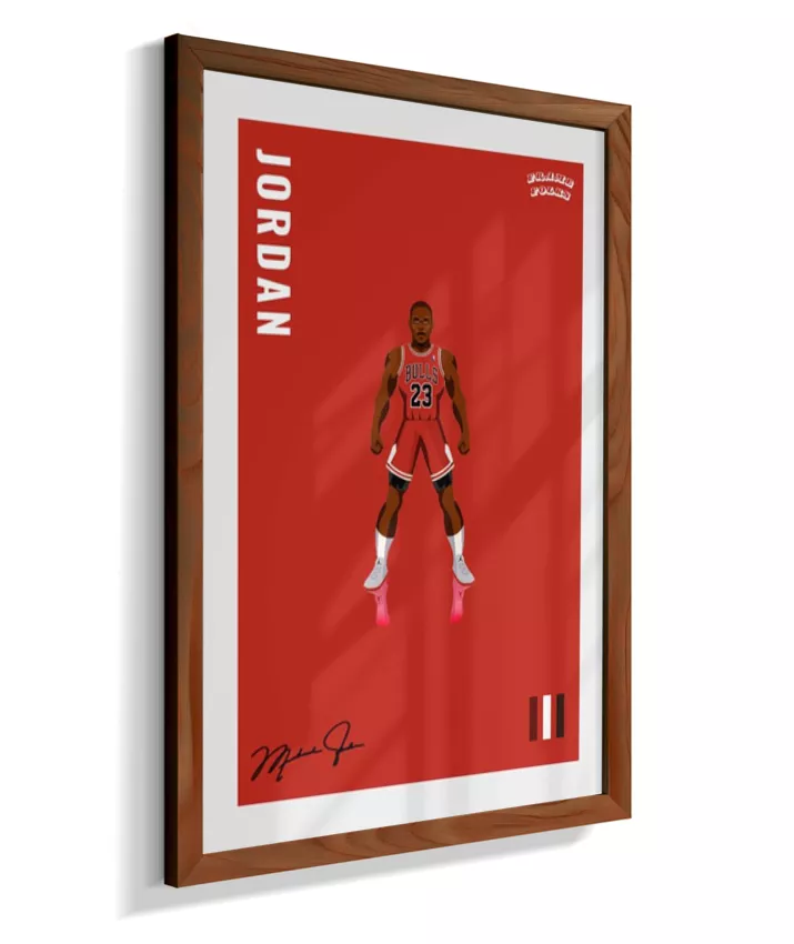 Quadro Michael Jordan - Red