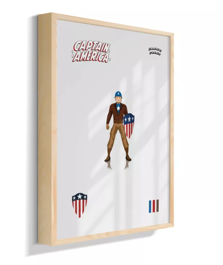 Quadro Capitão America - WW2