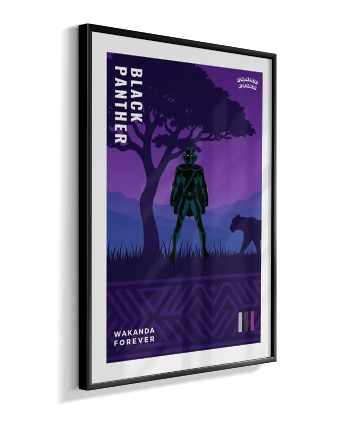 Quadro Pantera Negra - Clássico - Wakanda