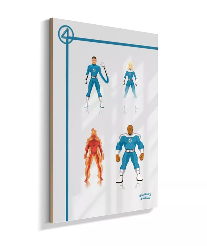 Quadro Quarteto Fantástico - Filme