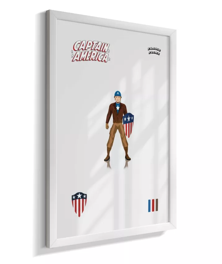 Quadro Capitão America - WW2