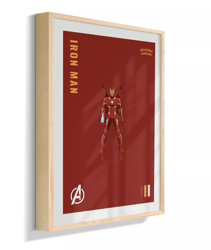 Quadro Homem de ferro - Infinity War Red