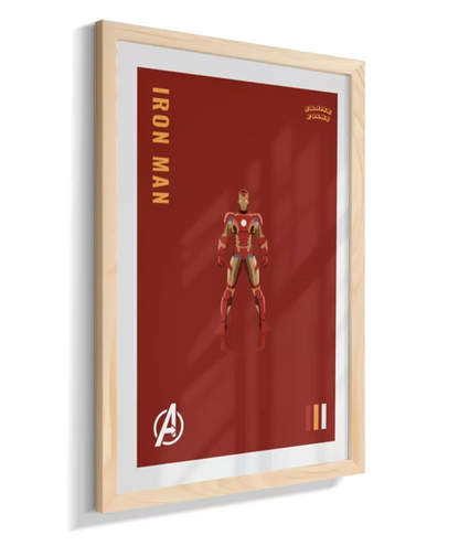 Quadro Homem de ferro - Vingadores Red