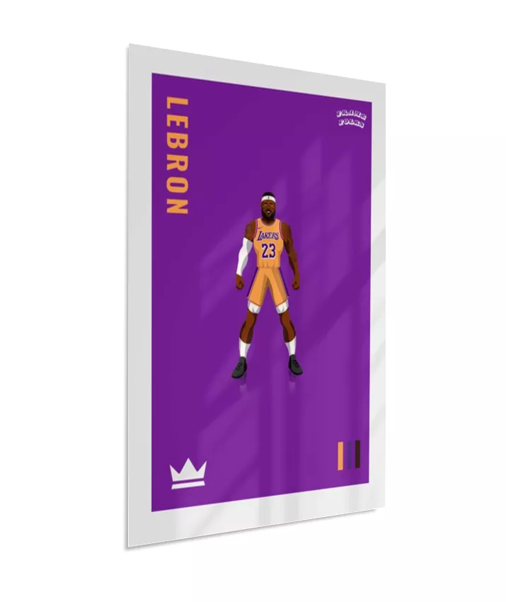 Quadro Lebron James - Purple