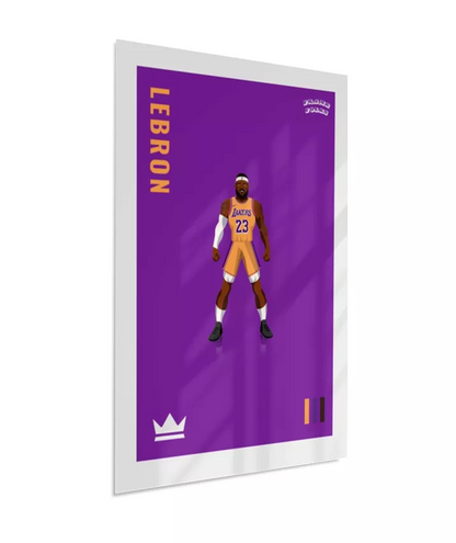 Quadro Lebron James - Purple