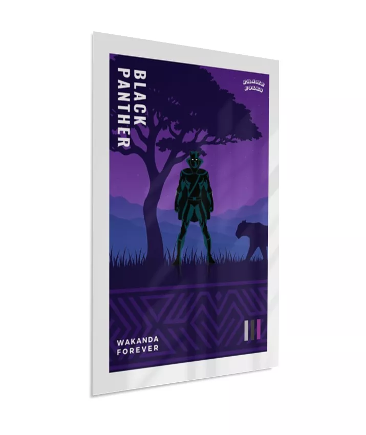 Quadro Pantera Negra - Clássico - Wakanda