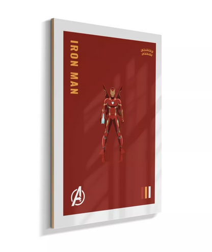 Quadro Homem de ferro - Infinity War Red