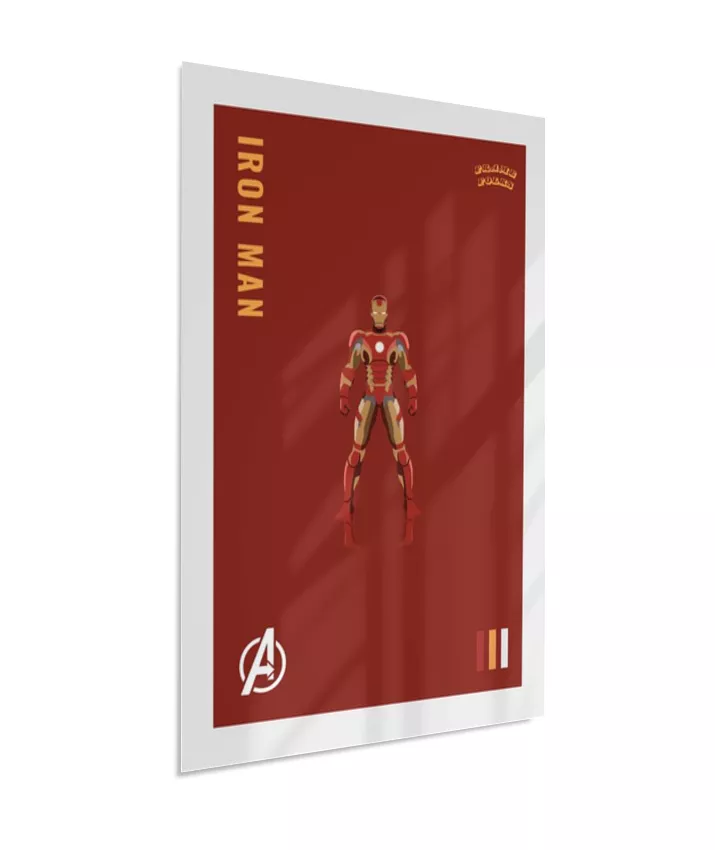 Quadro Homem de ferro - Vingadores Red