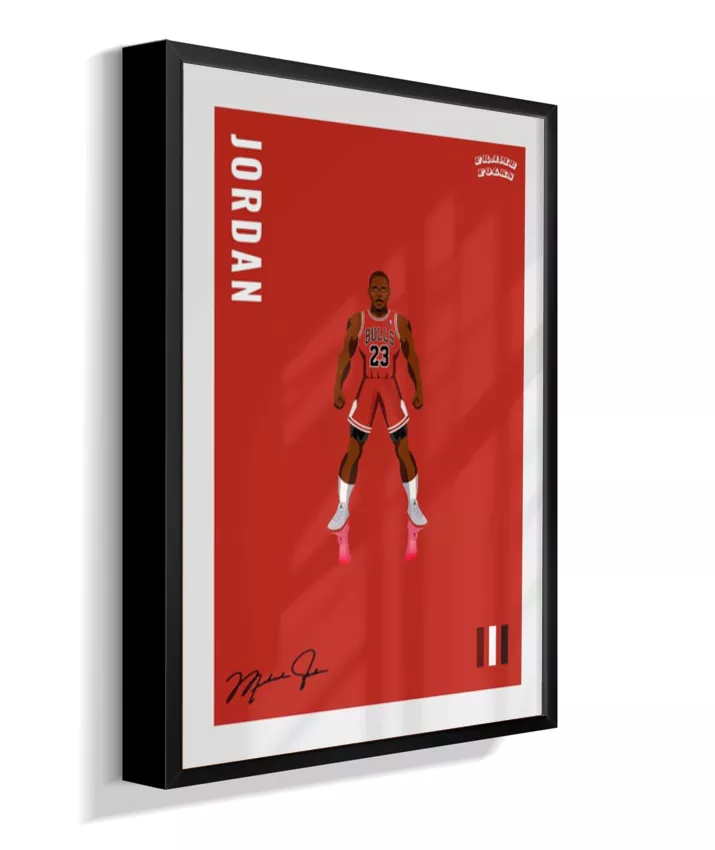 Quadro Michael Jordan - Red