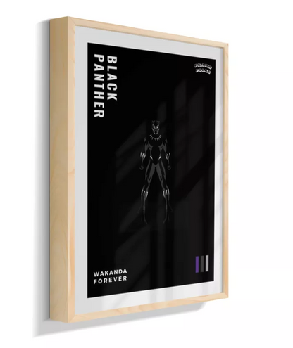 Quadro Pantera Negra - Black