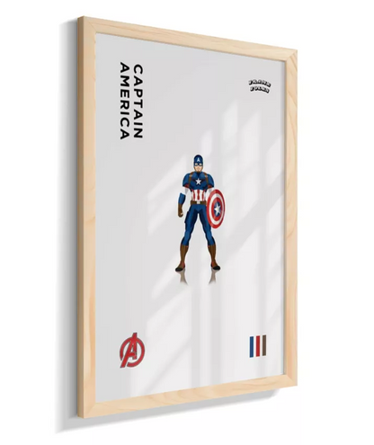 Quadro Capitão America - Vingadores