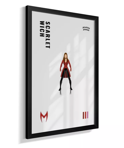 Quadro Feiticeira Escarlate - Vingadores