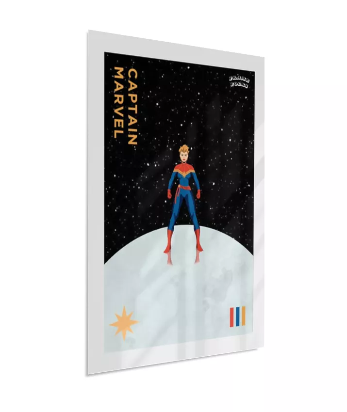 Quadro Capitã Marvel - Galáxia