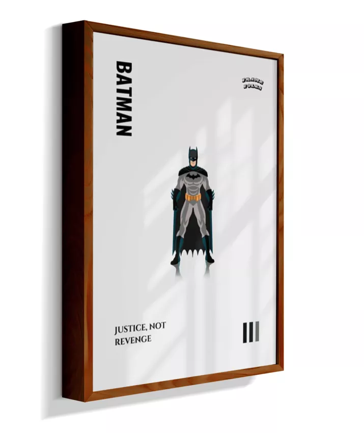 Quadro Batman - Justice, not revenge