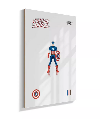 Quadro Capitão America - Clássico